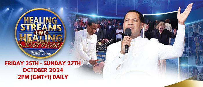 It’s the Healing Streams Live Healing Services with Pastor Chris Again!
