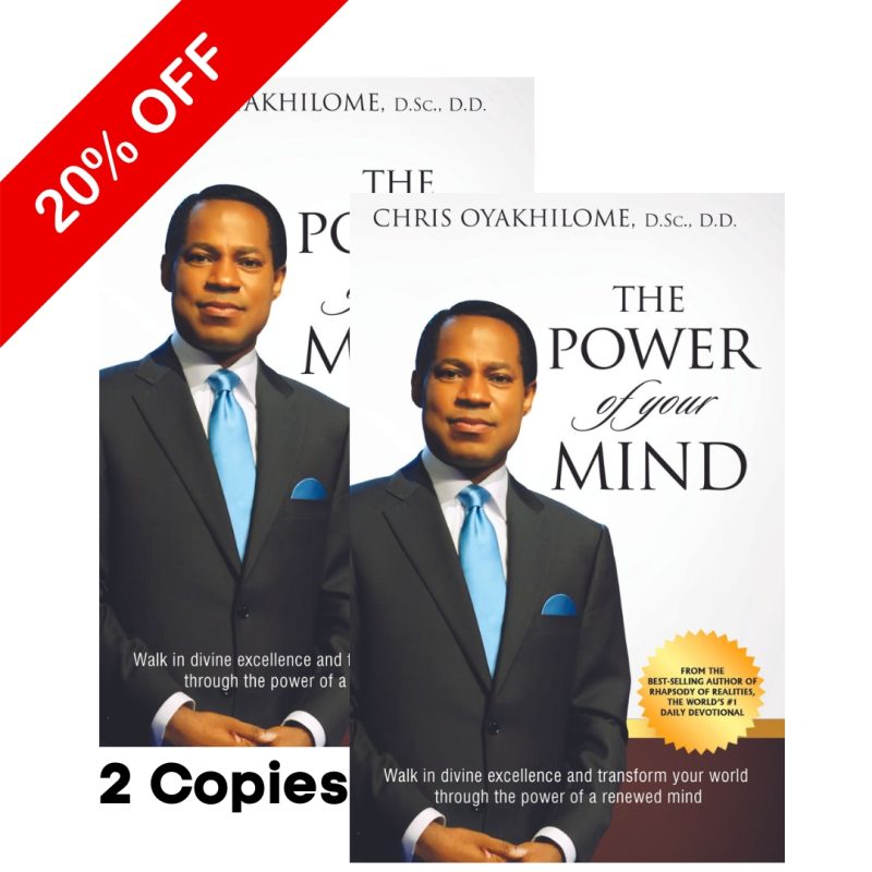The Power Of Your Mind (2 Copies) book cover, Pastor Chris Oyakhilome PhD