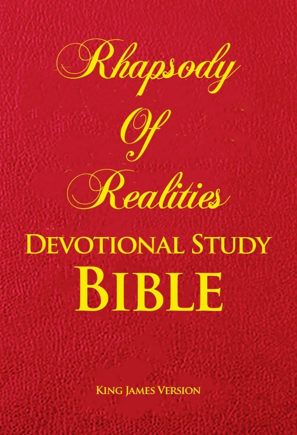 Rhapsody Of Realities Devotional Study Bible, book cover